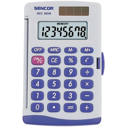  Sencor SEC 263/8 zsebszámológép 