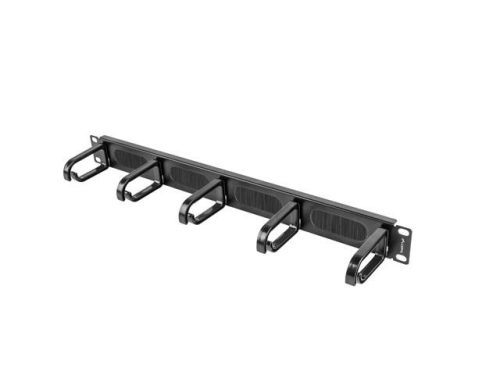  Lanberg 1U 19" fésűs kábelrendező fekete (AK-1203-B) 