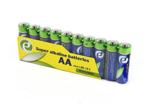  Gembird AA Alkáli Elem 10db/csomag (EG-BA-AASA-01) 