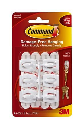  3M "Command" mini műanyag akasztó (UU006380313) 