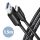  Axagon BUCM3-AM15AB Speed USB-C - USB-A adat- és töltőkábel 1.5m fekete 