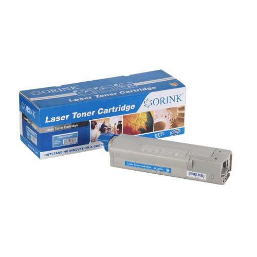  Orink C5800/C5900 utángyártott OKI toner cián (OKOC5800C) 