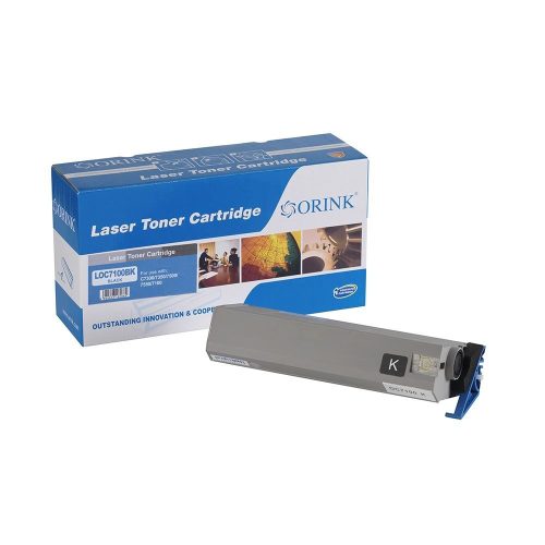  Orink C7100 utángyártott OKI toner fekete (OKOC7100BK) 