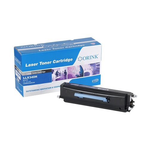  Orink X340 utángyártott Lexmark toner fekete (LEOX340) 