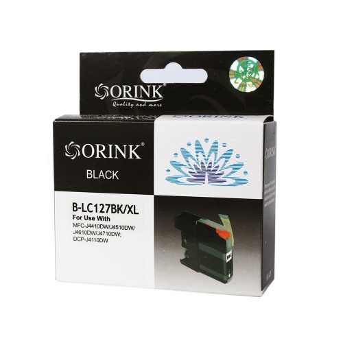  Orink LC127XL utángyártott Brother tintapatron fekete (BROLC127XLBK) 