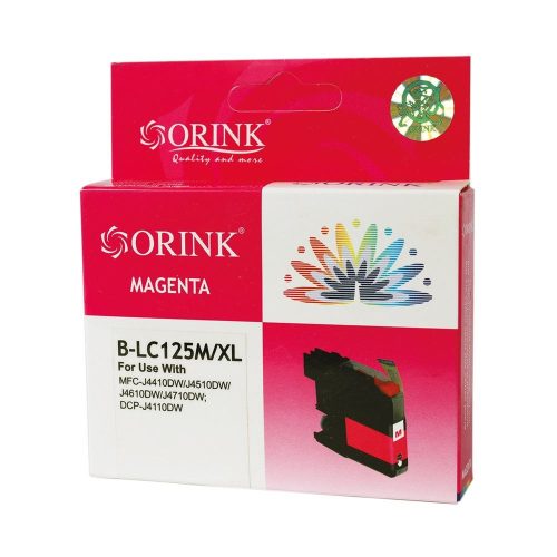 Orink LC125XL utángyártott Brother tintapatron magenta (BROLC125XLMA) 