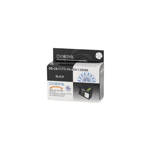  Orink CB17/77/450/1280XL utángyártott Brother tintapatron fekete (BROCB17BK) 