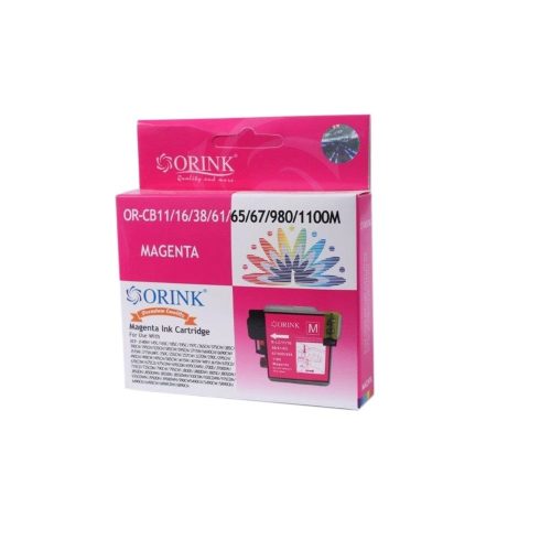  Orink CB11/LC980/LC1100XL utángyártott Brother tintapatron magenta (BROCB11MA) 