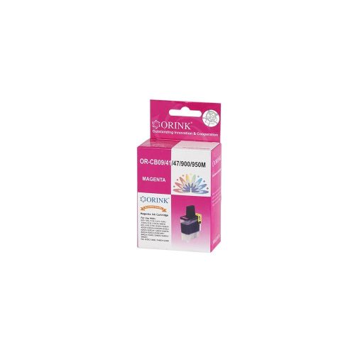  Orink CB09/CB41/CB47/LC900/LC950 utángyártott Brother tintapatron magenta (BROCB09M) 