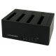  LC Power LC-DOCK-U3-4B 4x 2.5"-3.5" merevlemez dokkoló 