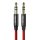  Baseus Yiven 3,5mm AUX mini jack audiokábel 1,5 m piros (CAM30-C91) 