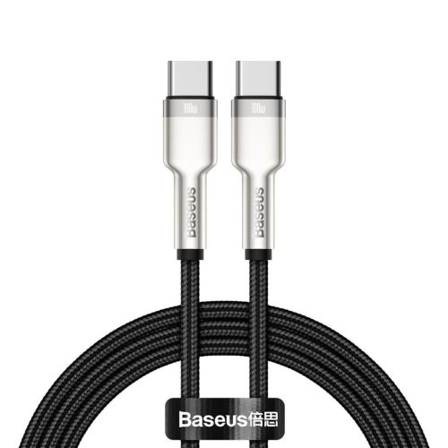  Baseus Cafule USB-C töltőkábel, 100 W, 1m, fekete (CATJK-C01) 