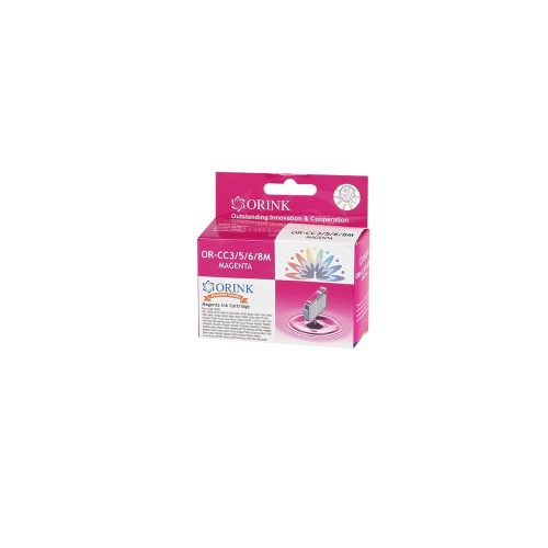  Orink BCI3/BCI5/BCI6/BCI8 utángyártott Canon tintapatron magenta (CAO3MA) 
