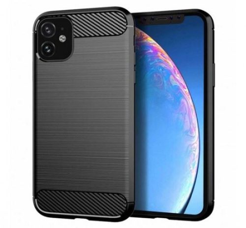  Forcell Carbon Apple iPhone 11 tok, fekete (44442) 