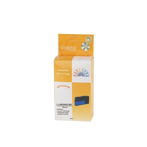  Orink utángyártott Lexmark 200XL tintapatron fekete (LEO200XLBK) 