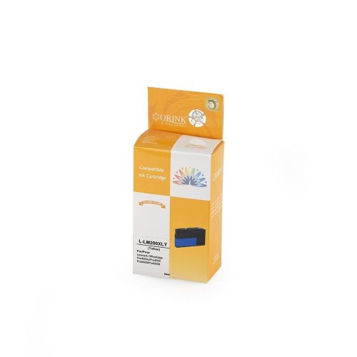  Orink utángyártott Lexmark 200XL tintapatron sárga (LEO200XLYE) 