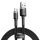  Baseus Cafule USB-USB-C töltőkábel  2m szürke-fekete (CATKLF-CG1) 