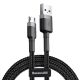  Baseus Cafule USB-A - MicroUSB kábel 2.4A, 1m fekete-szürke (CAMKLF-BG1) 