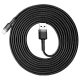  Baseus Cafule USB-A - Lightning kábel 3m fekete (CALKLF-RG1) 