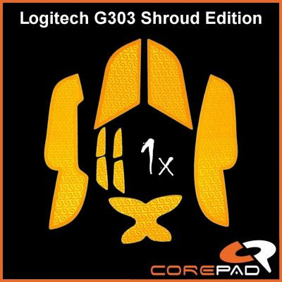  Corepad Soft Grips Logitech G303 Shroud Edition egérbevonat narancssárga (CG71900) 
