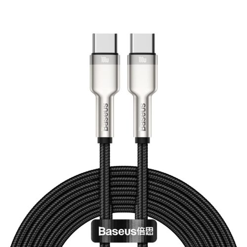  Baseus Cafule USB-C-USB-C kábel, 100 W, 2m, fekete (CATJK-D01) 