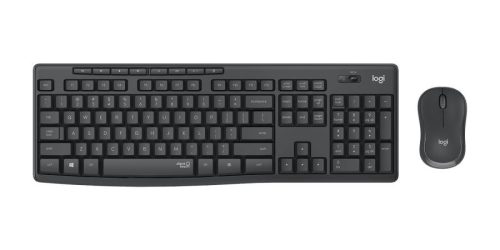  Logitech MK295 Silent vezeték nélküli billentyűzet US International (Qwerty) + egér grafitszürke (920-009800) 