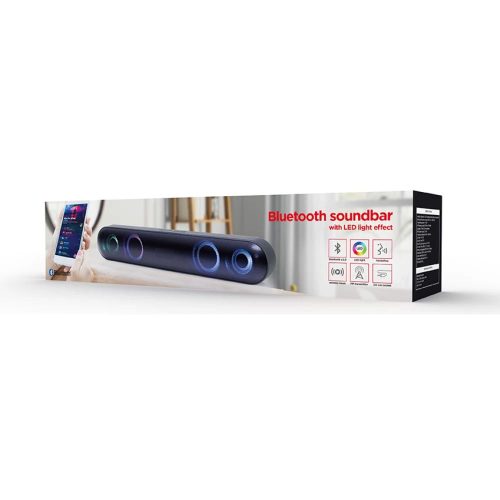  Gembird SPK-BT-BAR400L Bluetooth hangszóró fekete 
