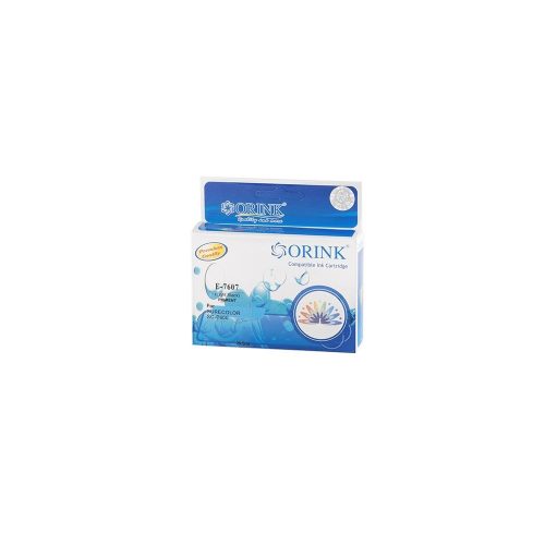 Orink T7607 utángyártott Epson tintapatron világos fekete (EPOT7607) 