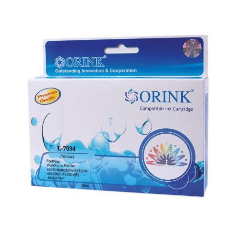  Orink T7034 utángyártott Epson tintapatron sárga (EPOT7034) 