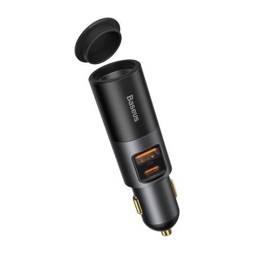  Baseus Share Together autós töltő szivargyújtó aljzattal, USB-A + USB-C 120W (CCBT-C0G) 