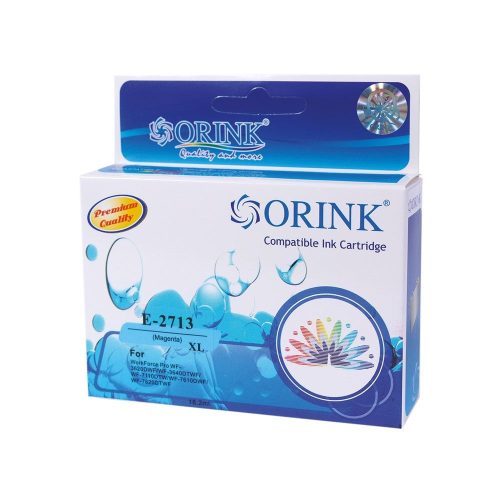  Orink T2713 utángyártott Epson tintapatron magenta (EPOT2713) 