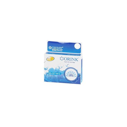  Orink T1812 utángyártott Epson tintapatron ciánkék (EPOT1812) 