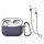 Cellect AirPods Pro 3az1-ben tok, akasztó, összekötő pánt kék (AIRPODSP-3IN1CASE-BL) 