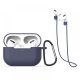  Cellect AirPods Pro 3az1-ben tok, akasztó, összekötő pánt kék (AIRPODSP-3IN1CASE-BL) 