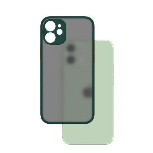  Cellect iPhone13 mini tok zöld-narancssárga (CEL-MATT-IPH1354-GO) 