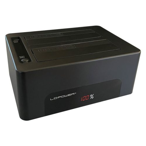 LC Power LC-DOCK-U3-V 2.5"-3.5" merevlemez dokkoló 