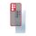  Cellect Samsung Galaxy S21 Ultra tok piros-fekete (CEL-MATT-S21U-RBK) 