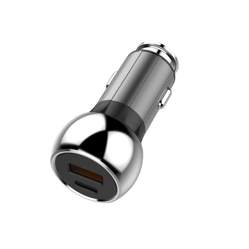  ColorWay 2xUSB (Power Delivery Port + QC3.0 ) autós töltő fekete (CW-CHA012PD-BK) 