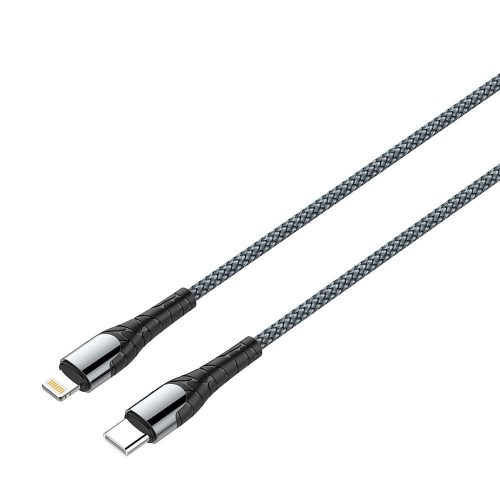 ColorWay Type-C - Lightning kábel 2m szürke (CW-CBPDCL036-GR) 