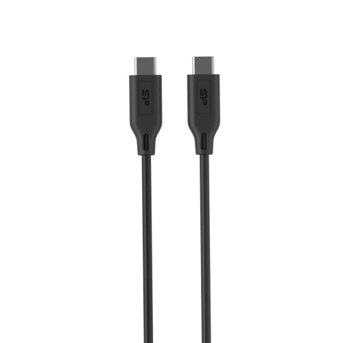  Silicon Power Boost Link PVC LK15CC USB Type-C - USB Type-C töltő-/adatkábel 1m fekete (SP1M0ASYLK15CC1K) 
