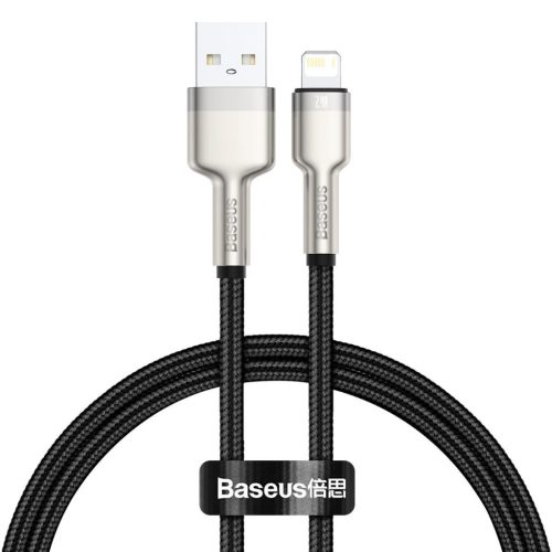  Baseus Cafule USB-A - Lightning kábel 0.25m fekete (CALJK-01) 