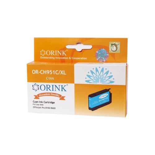  Orink utángyártott HP 951XL/CN046AE tintapatron ciánkék (HPO951XLC) 