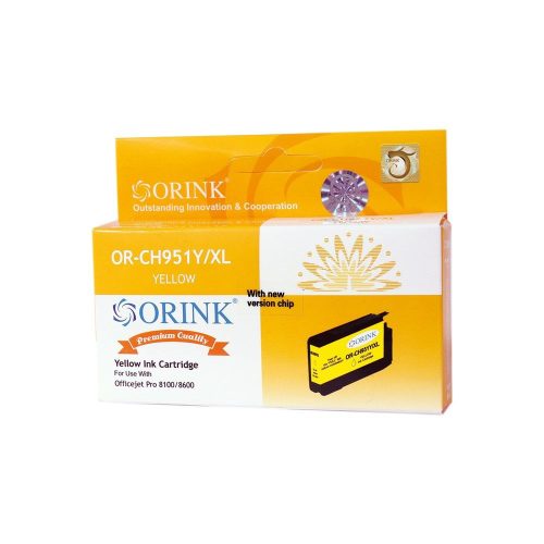  Orink utángyártott HP 951XL/CN048AE tintapatron sárga (HPO951XLYE) 
