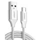  UGREEN USB-USB-C kábel, QC3, 0,2m, fehér (60133) 