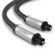  UGREEN AV108 Toslink audio optikai kábel, fonott alumínium, 1.5m, szürke (10542) 