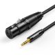  UGREEN AV182 XLR anya - jack 3.5mm kábel 2m fekete (20244) 