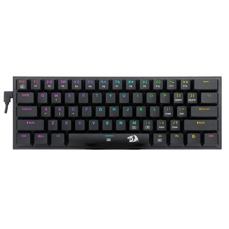  Redragon K614 Anivia Red Switch Gaming billentyűzet fekete (K614-RGB_RED_HU) 