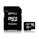 16GB microSDHC Silicon Power CL10 + adapter (SP016GBSTH010V10SP) 