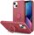  Cellect iPhone 12 Pro Max szilikon tok gyűrűvel mályvaszínű (CEL-RING-IPH1267-M) 