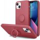  Cellect iPhone 12 Pro Max szilikon tok gyűrűvel mályvaszínű (CEL-RING-IPH1267-M) 